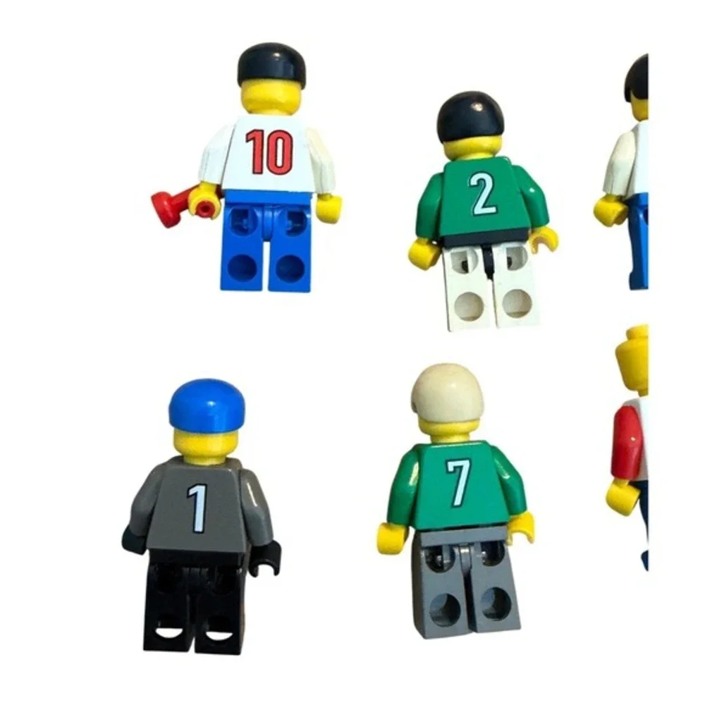 Lego Soccer Mini‎ Figs Minifigures 7 pc Mixed Lot Bundle Toys 90s Y2k Collection